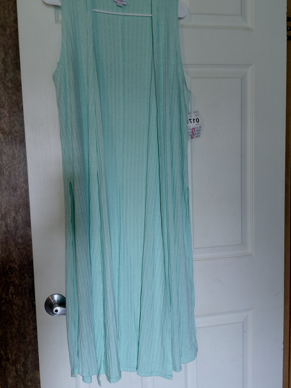 LuLaRoe Joy Mint Green Duster Vest